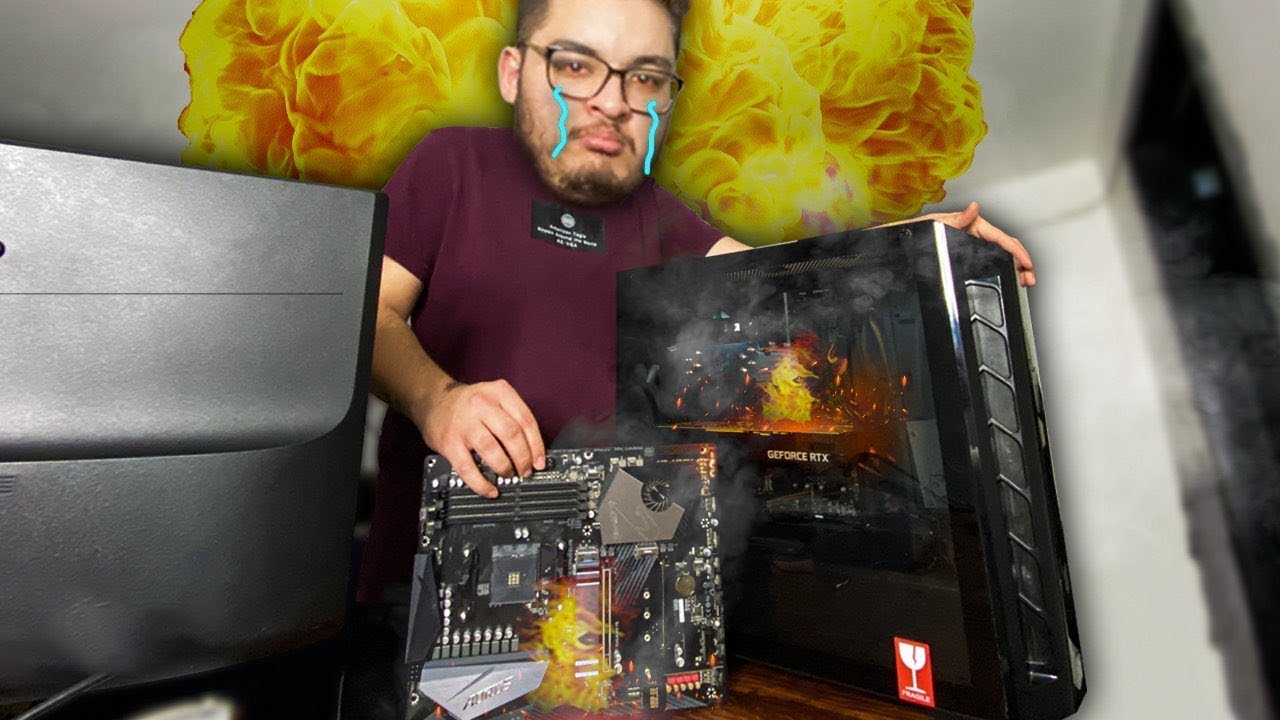 Arreglando la PC de @JuanJuegaJuegos  | La Queme Otra Vez
