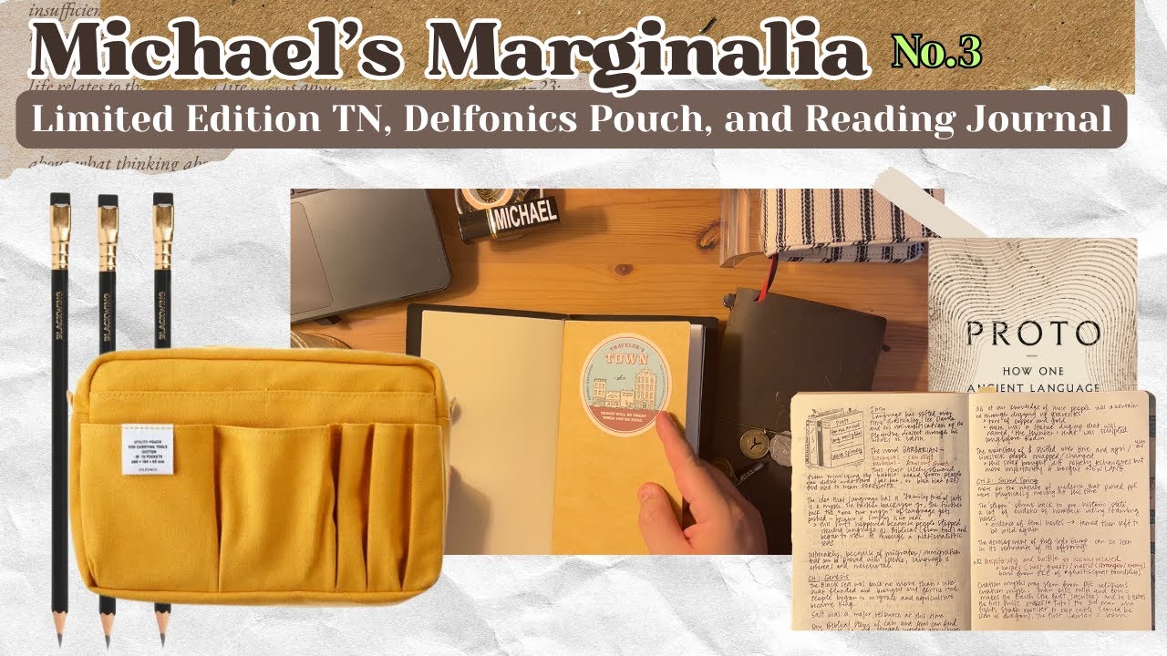 Marginalia No. 3 | Limited Edition Traveler's Notebook | Delfonics Unboxing | Reading Journal Update