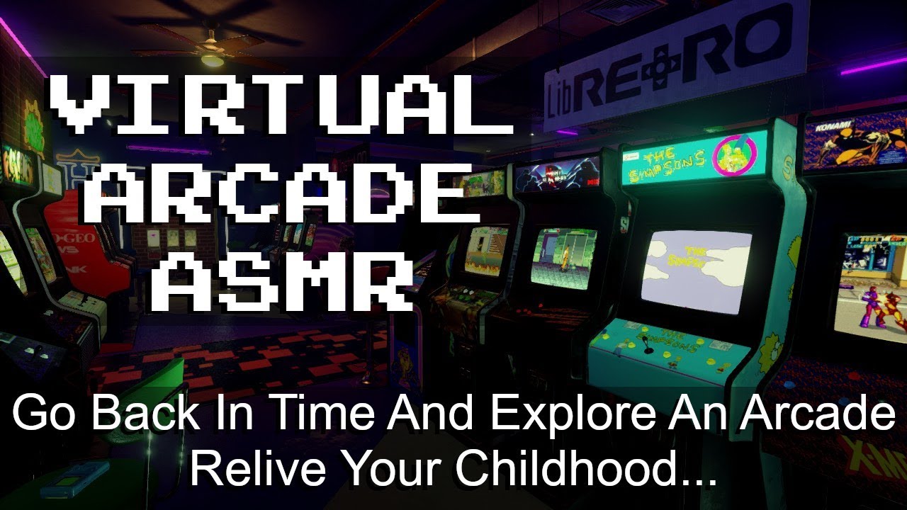 Virtual Arcade Tour ASMR (No Talking In Video)