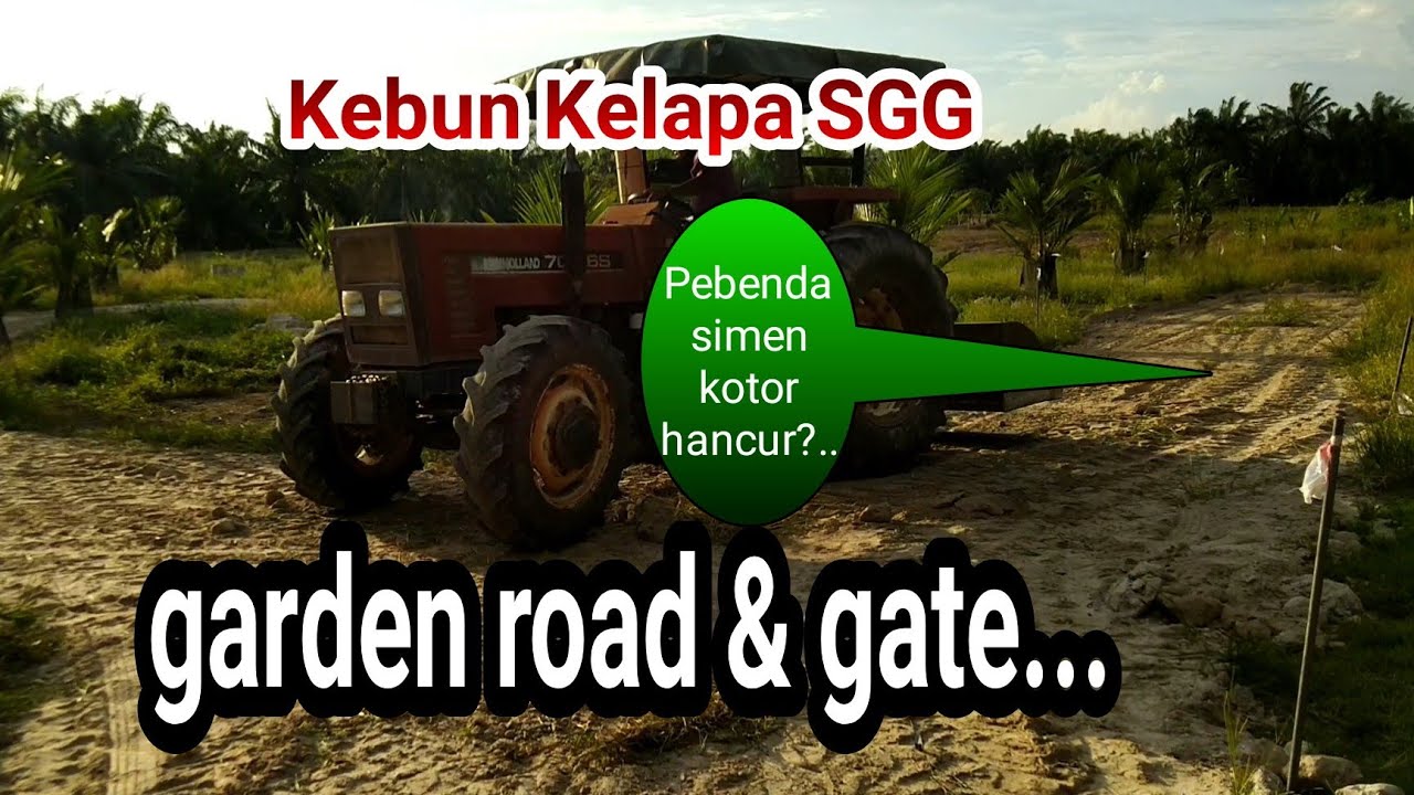 Kelapa SGG@8 | Jalan & Pagar Kebun (coconut@8 | Garden Road & Gate)