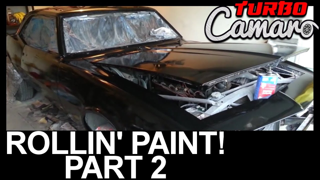 1967 Camaro - Rolling On Black Tremclad Paint with Penetrol [Part 2]