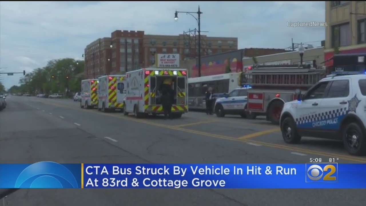 CTA Bus Struck By Vehicle In Hit-And-Run At 83rd And Cottage Grove