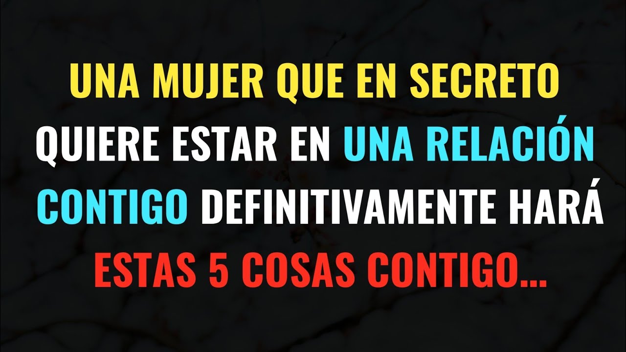 5 señales ocultas de que una mujer quiere en secreto una relación contigo | Datos psicológicos