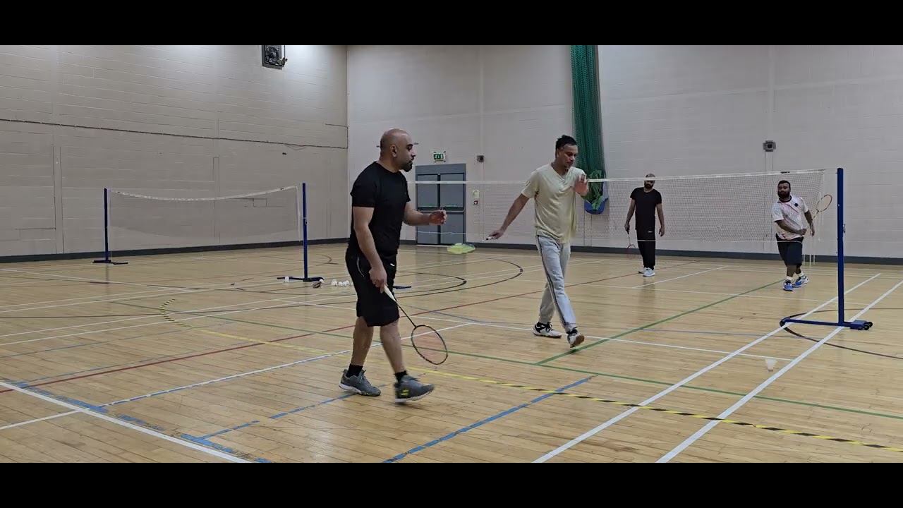 Badminton sports game 