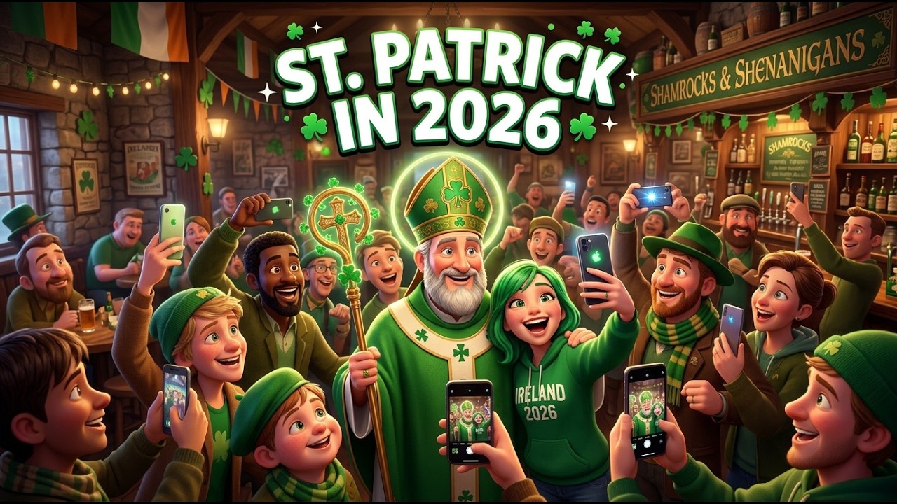 Saint Patrick Returns in 2026! 🍀😂 Hilarious Modern Ireland Pub Song