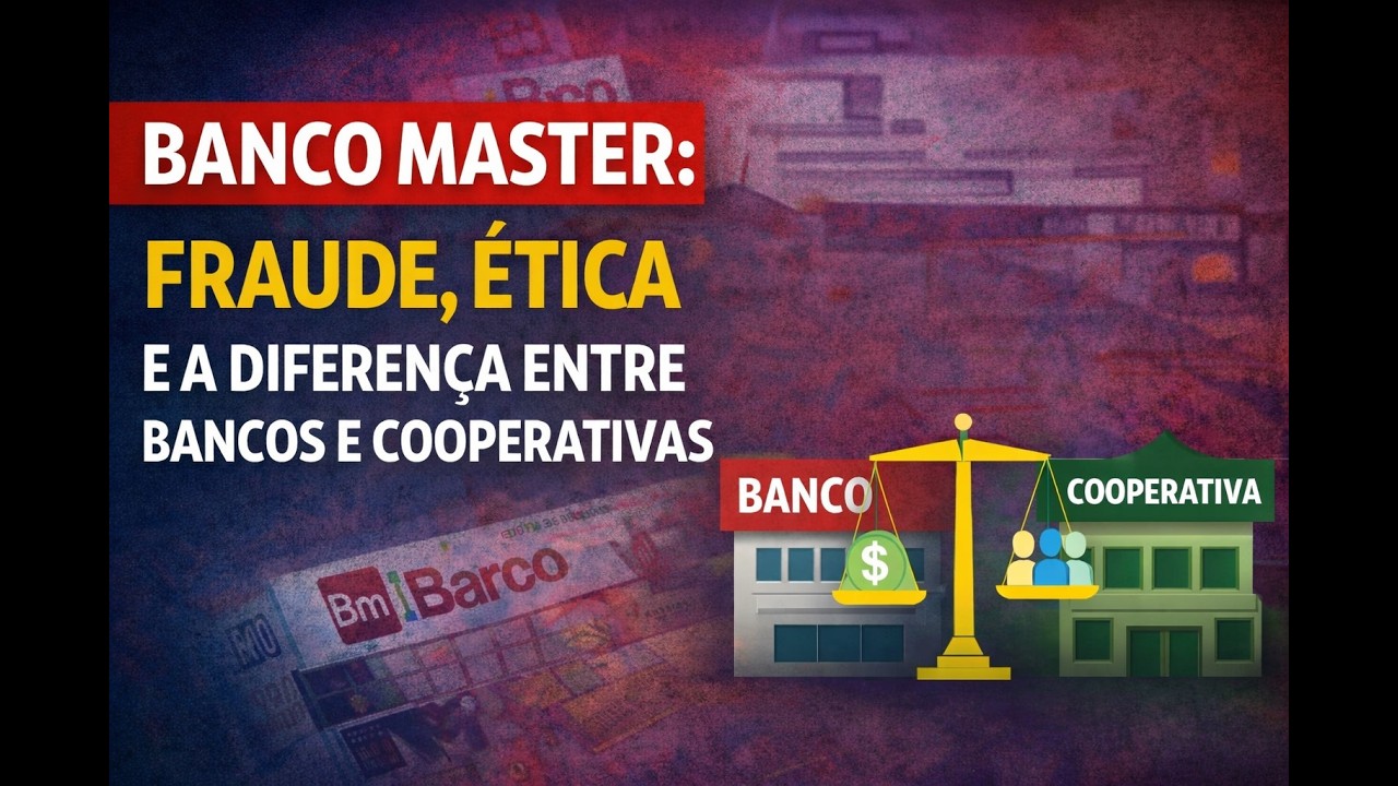 Banco Master: fraude, ética e a diferença entre bancos e cooperativas