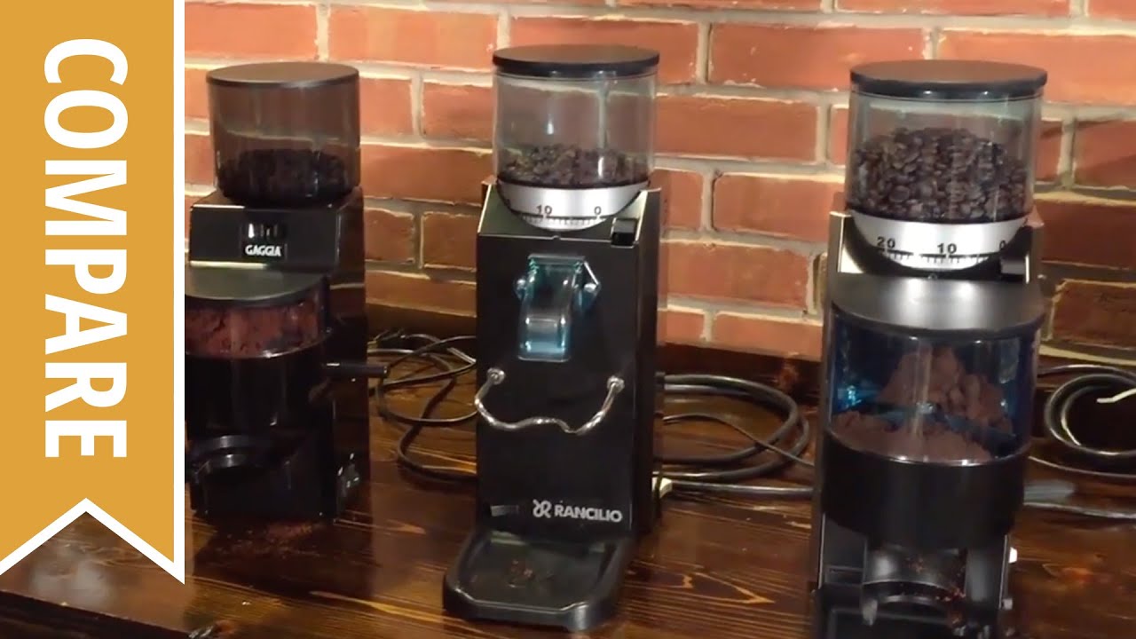 Compare: Gaggia MDF and Rancilio Rocky Coffee Grinders