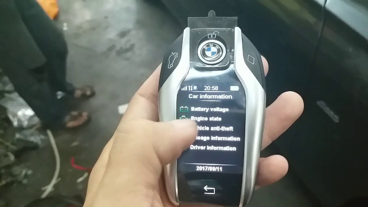 BMW F30 LCI Remote Display Key retrofit