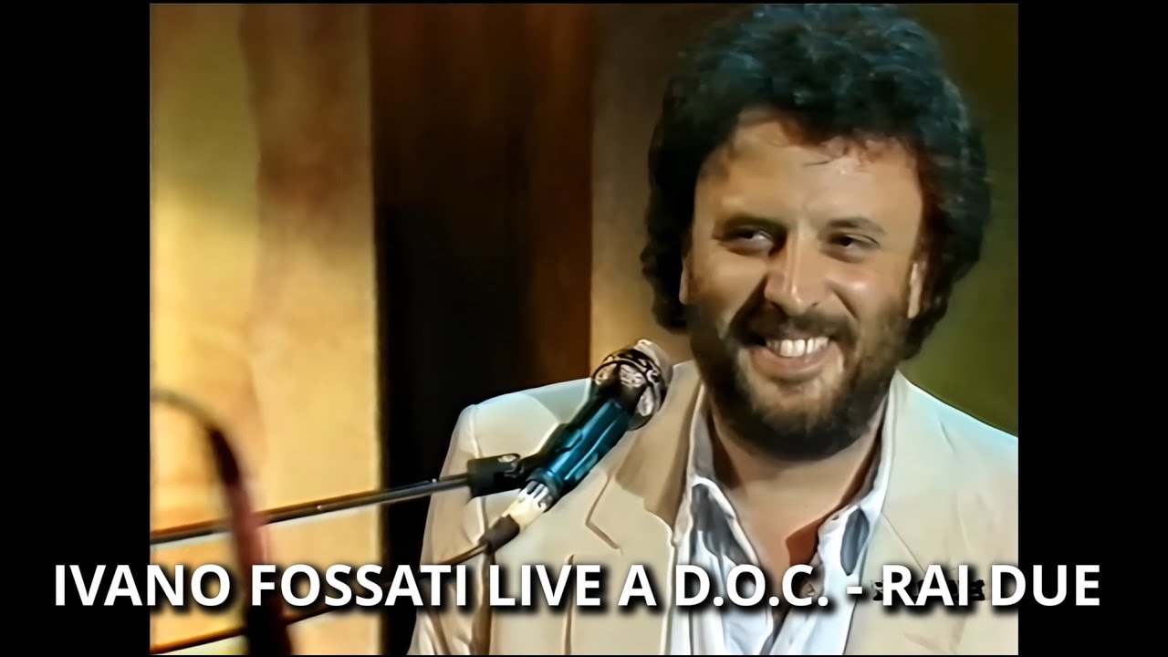 Ivano Fossati live a D.O.C. giugno 1988 - editing video 4K e audio HiRes - Davide Dallatorre