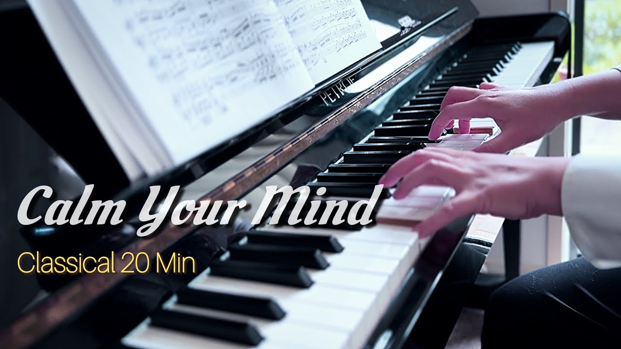 Relaxing Piano Music for Studying & Focus – Sonatina 2nd Movements | 20 Min Acoustic