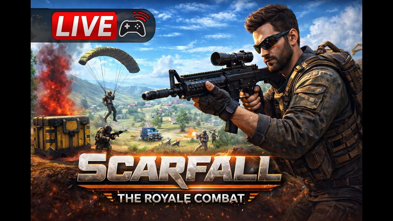 ScarFall The Royale Combat Live | Intense Battle Gameplay 🔥