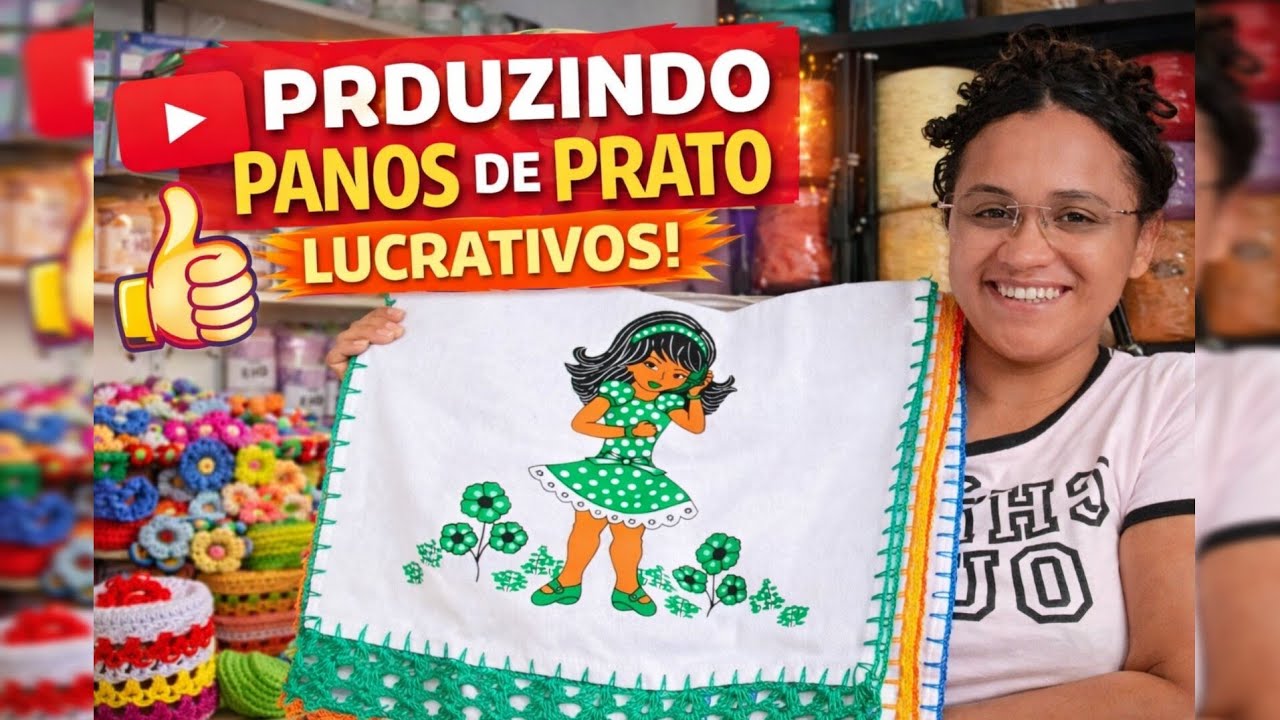 💫 aquela produção que não pode faltar na barraca 🤑 @CrisArtesCroche 