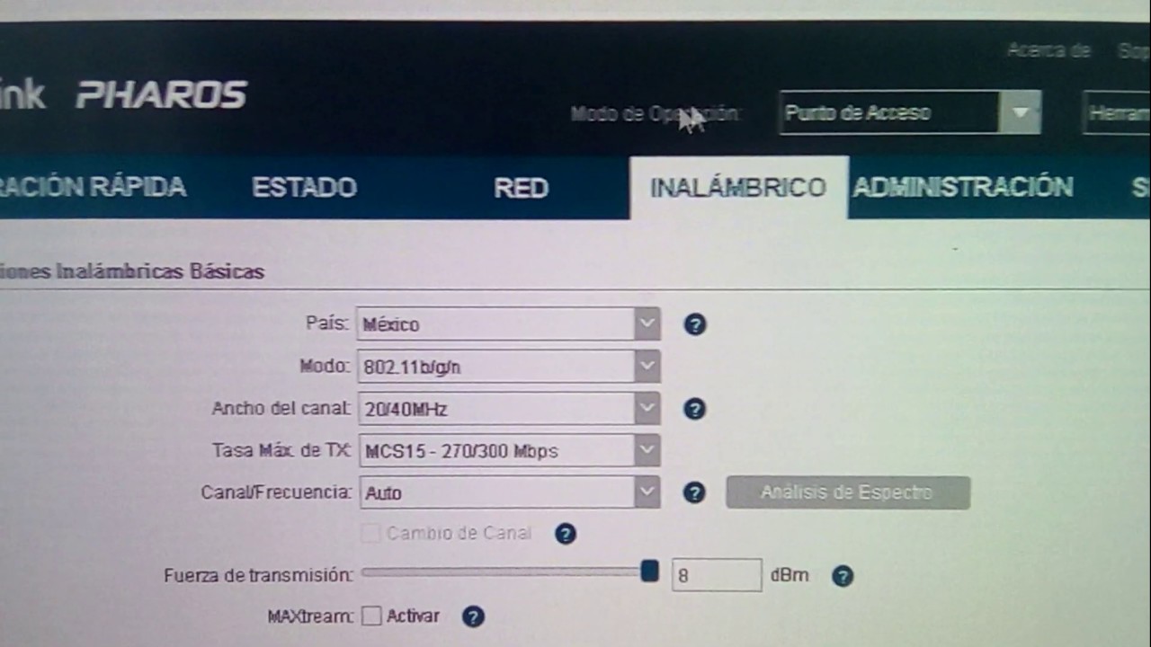 Configuración de antena TP-LINK CPE220 modo cliente