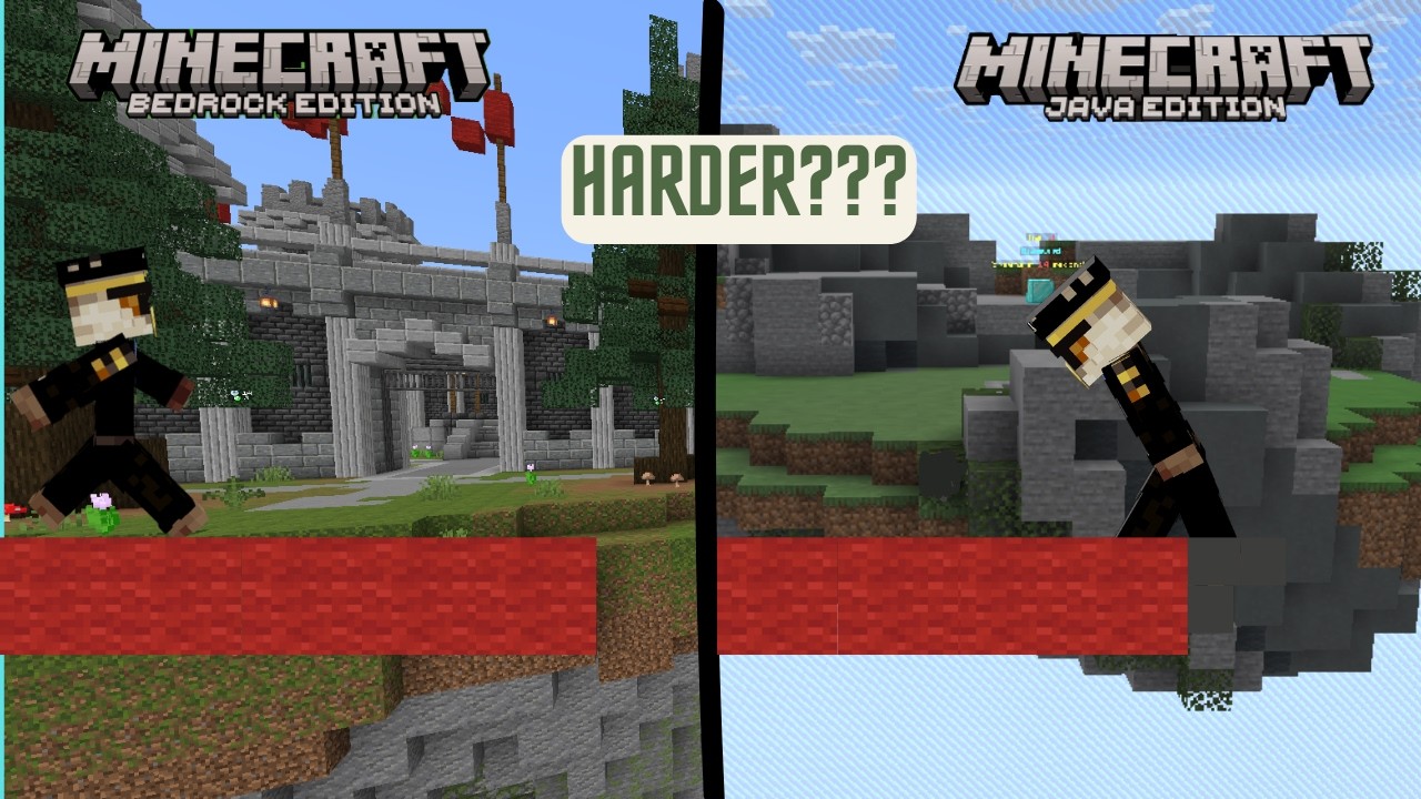 A Bedrock Goober tries Java PVP
