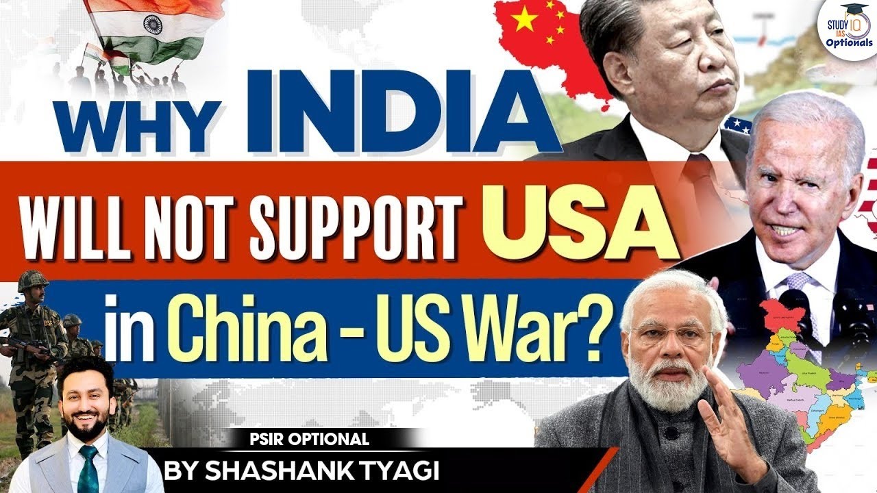 The Great American Paradox | Why India May Not Support USA in China USA War? | UPSC GS2 | StudyIQ