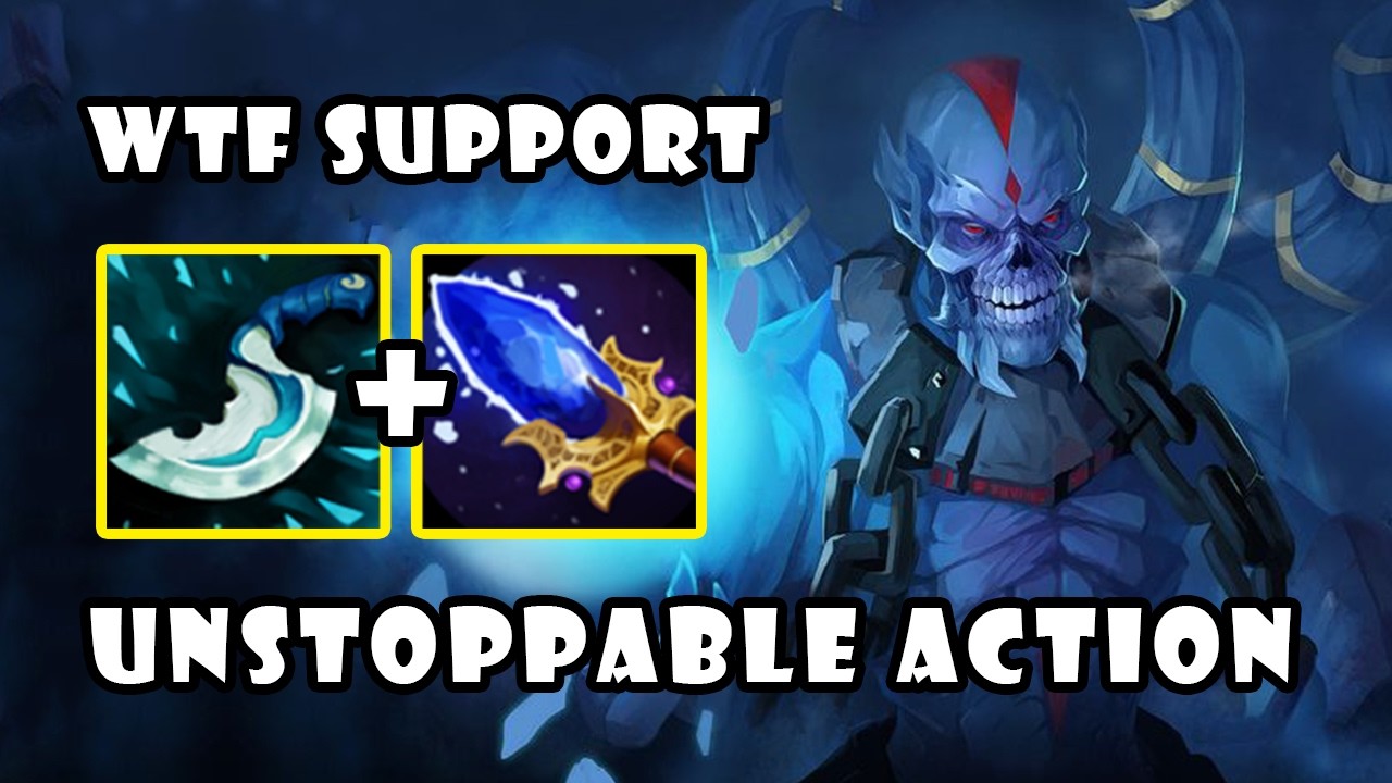 How to Play Monster Support [Lich] Builds Combo Blink + Scepter | Dota 2 Gameplay 7.40c