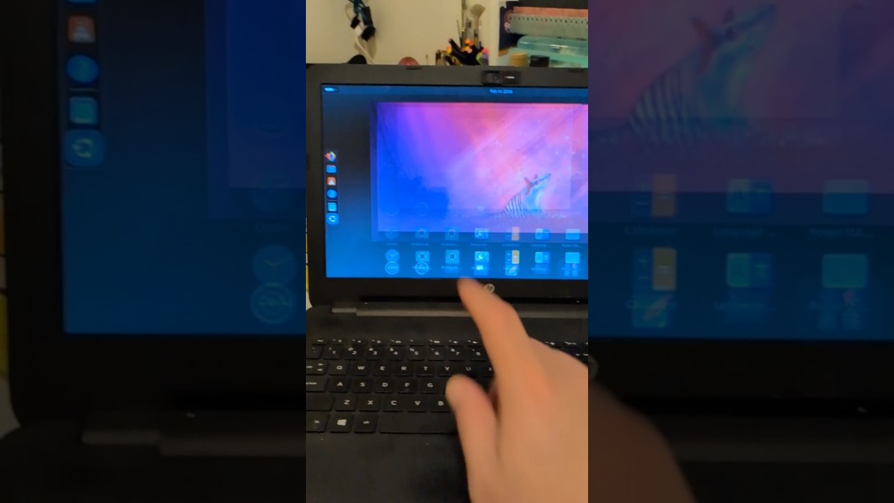 Ubuntu Linux на ноутбуке HP с 4 ГБ ОЗУ #с открытым исходным кодом #upcycling #linux