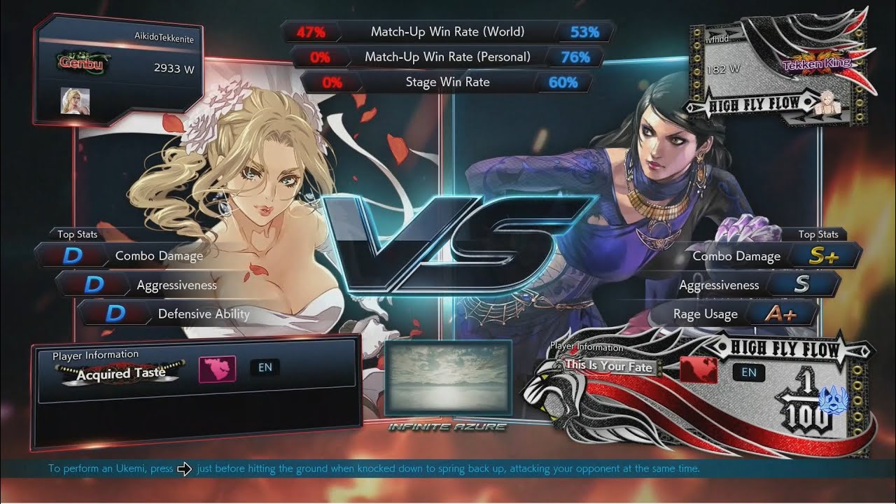 TEKKEN 7: Killiams (Nina) Vs. ivfhdd (Zafina)