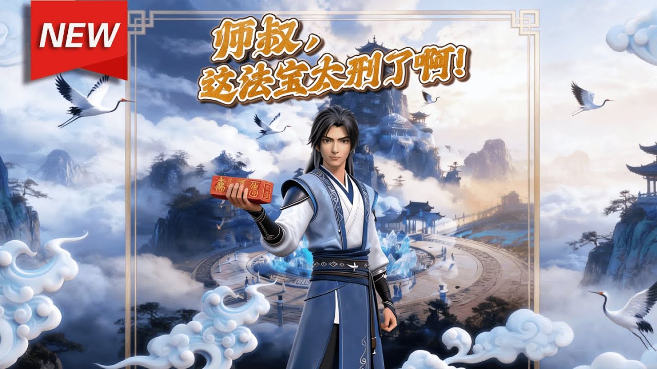 MULTISUB📢新番上线《师叔，这法宝太刑了啊》第1~73集丨宗门废柴林天明，在濒死之际意外绑定&ldquo;不正经师叔系统&rdquo;。这个师叔有点坑，给的法宝个个威力逆天，副作用却让人想连夜逃离修仙界！#破晓动漫社