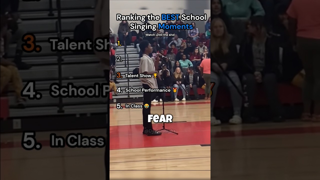 Ranking the BEST School Singing Moments