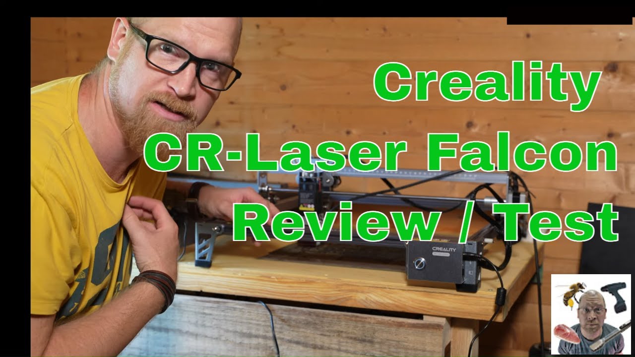 Creality CR-Laser Falcon - taugt der was? (Test Review, Diodenlaser, 10W, deutsch / german)