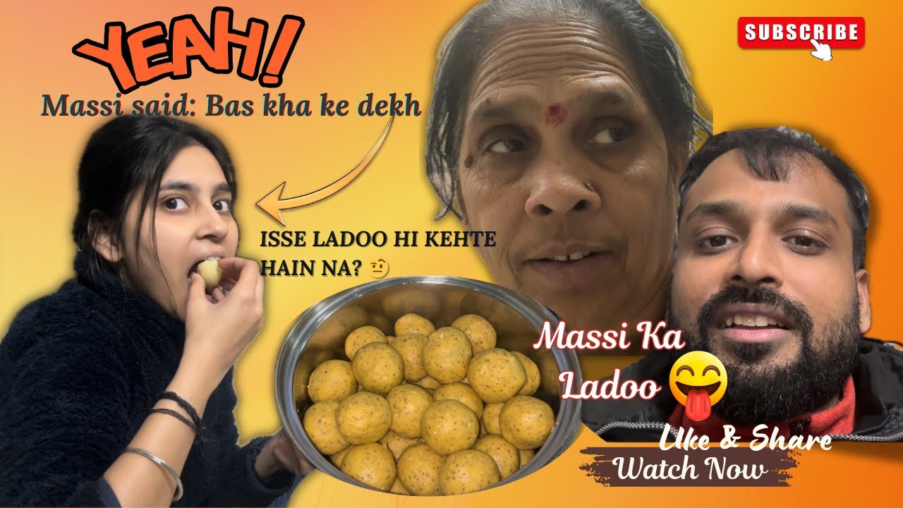 Vlog-111 Massi Ne Banaya Aisa Ladoo...👀Kabhi Nahi Dekha!” 😲🍬 | Sammer N Pratyush Vlogs