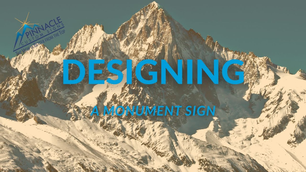 Designing a Monument Sign