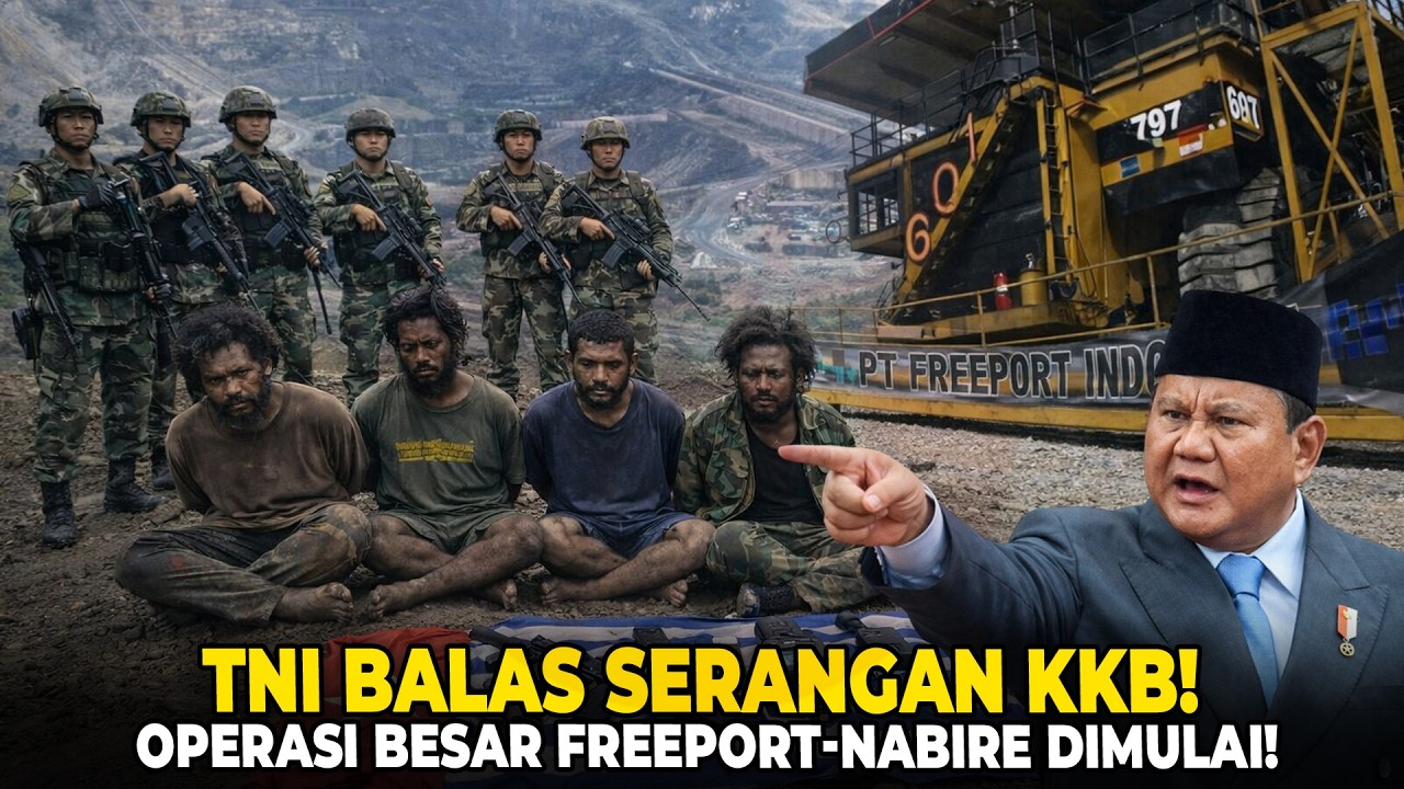 Serangan Balasan TNI Bikin KKB Terdesak! Operasi Besar Dimulai, SATGAS CARTENZ Tangkap 28 Pentolan!