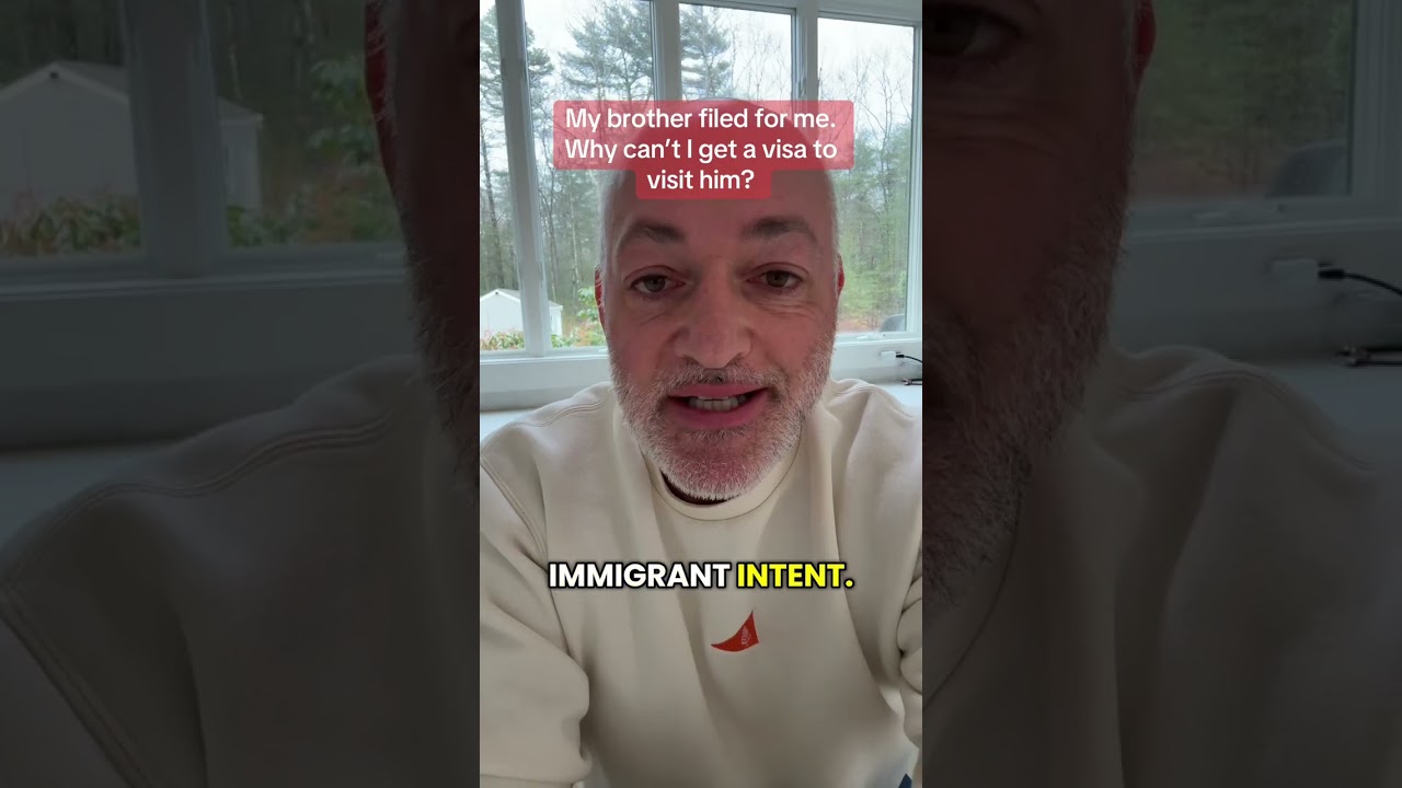Brad Bernstein, immigration lawyer explains the problem with trying to obtain a visitation visa if