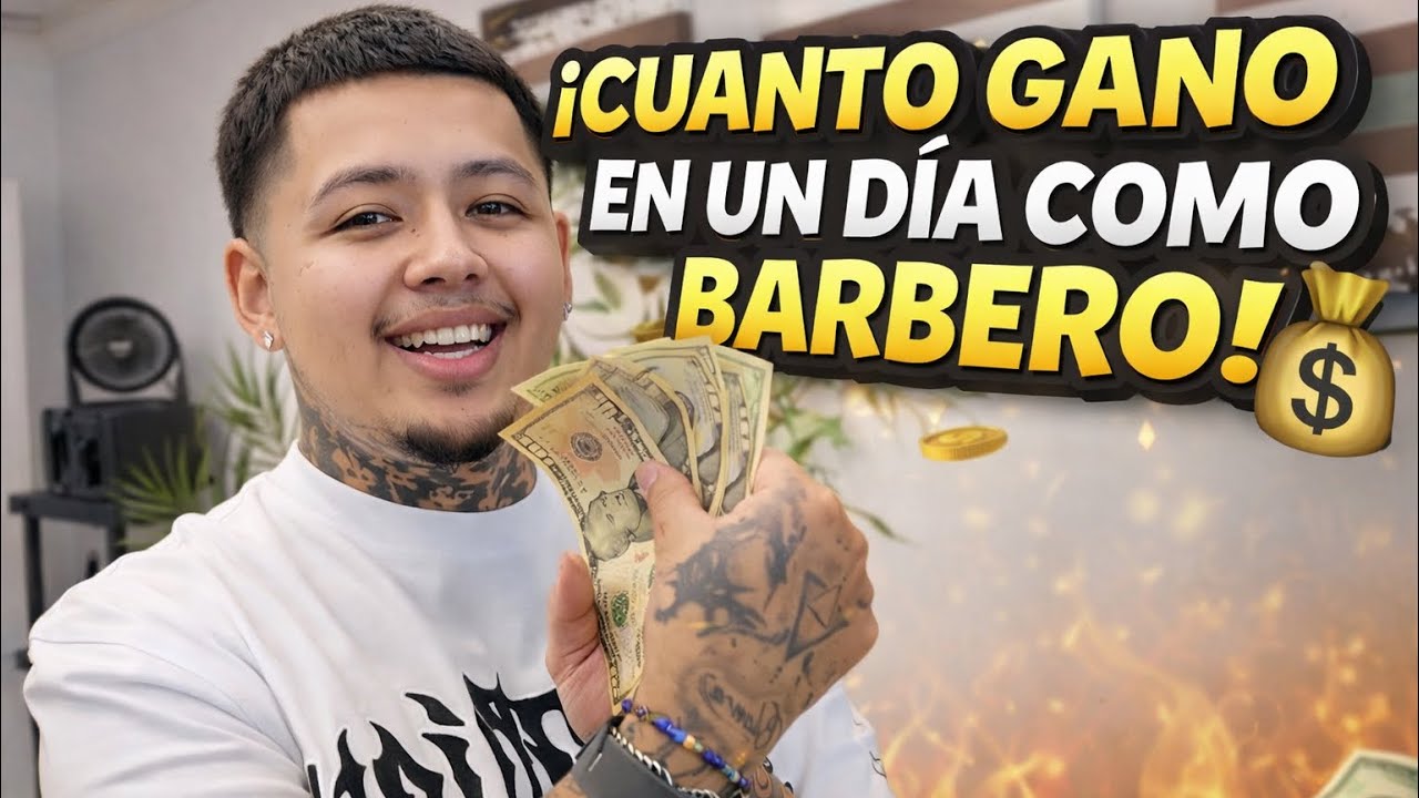 Cuánto dinero hice en un día como barbero 💈 🤯