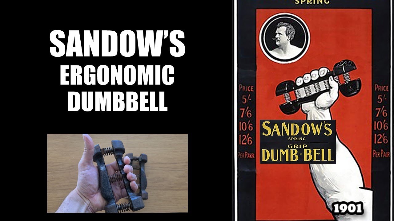 EUGENE SANDOW'S ERGONOMIC DUMBBELL!!