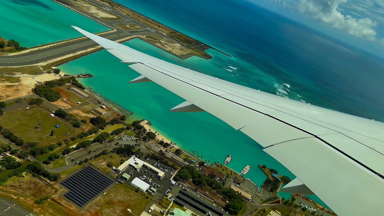 [4K] – Awesome Reverse Ops Honolulu Takeoff – Hawaiian – Boeing 787-9 – HNL – N781HA – SCS 1284