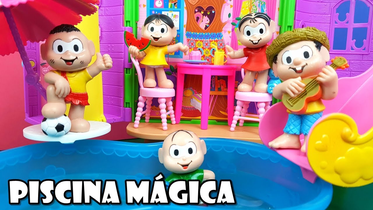 Piscina Mágica Para o Cascão Nadar Com a Turma Da Mônica