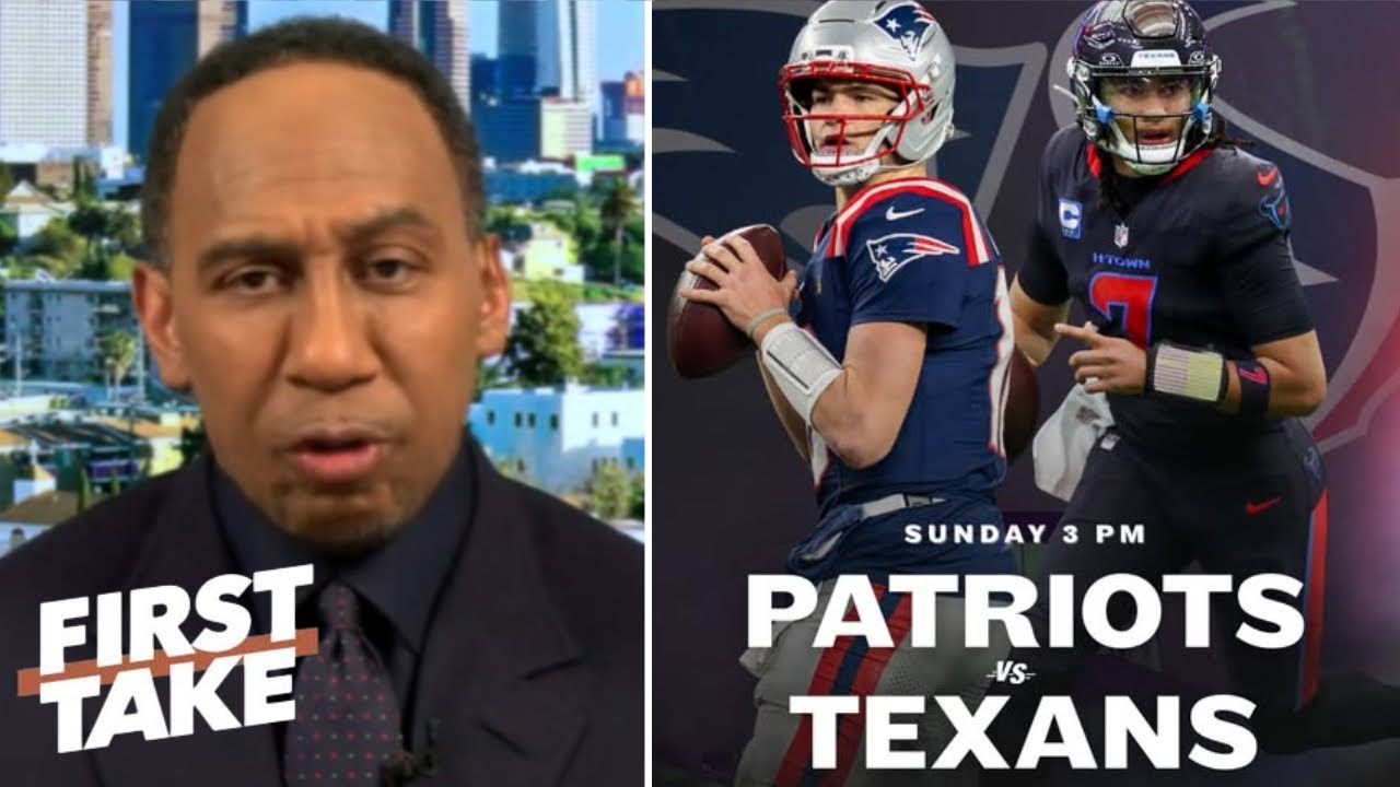 FIRST TAKE - “C.J. Stroud has NO shot vs Drake Maye” — Stephen A. on Texans vs Patriots