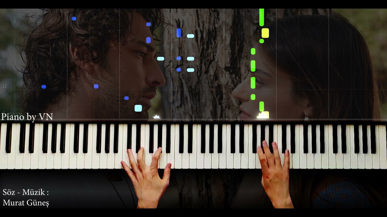 Ada Masalı - Çift Gökkuşağı - Piano