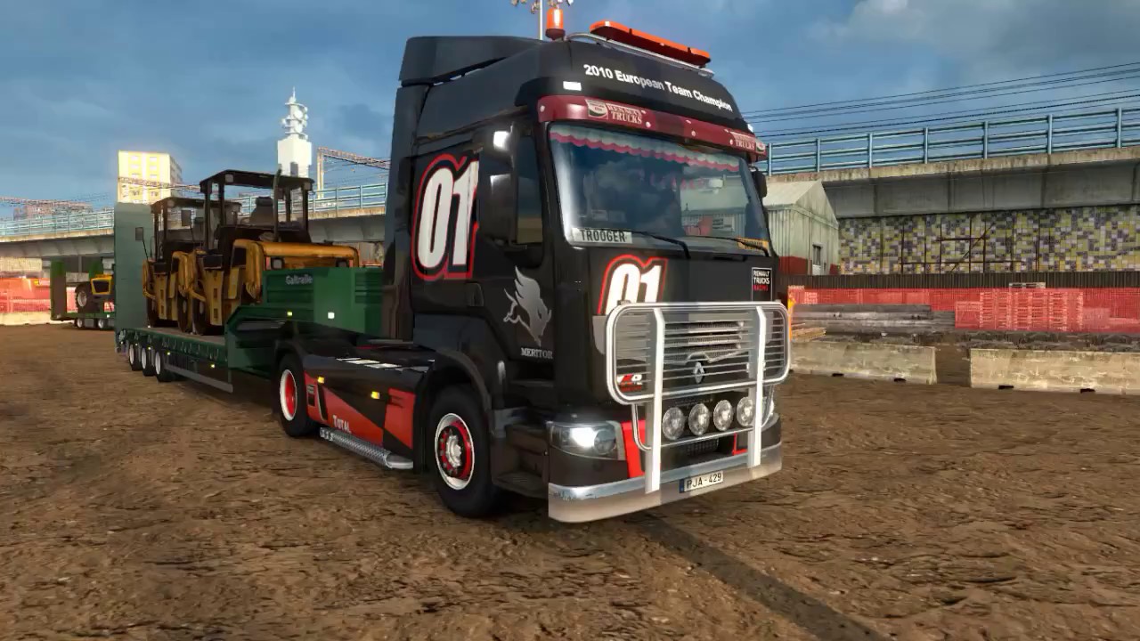 ETS2 @ Road to 100 % Locked The Giant Map | Renault Premium | Birmingham (GB) - Paris (F)