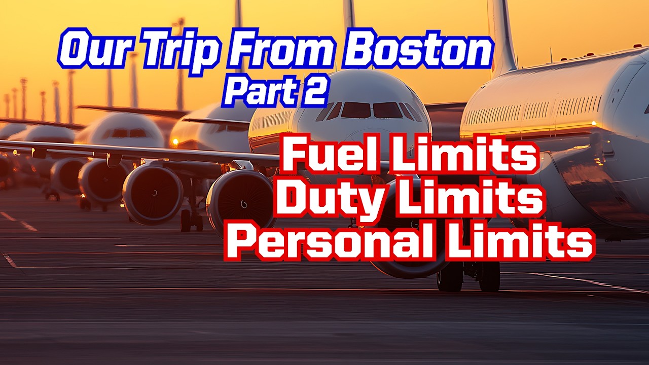 Ep. 328 Fuel Limits, Duty Limits, and Personal Limits: Let's Go to Boston Pt. 2