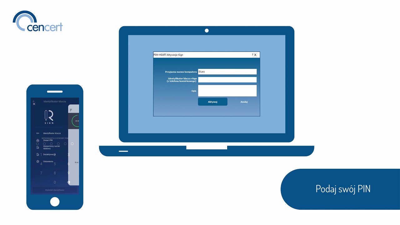 rSign by Cencert - uruchomienie na komputerze