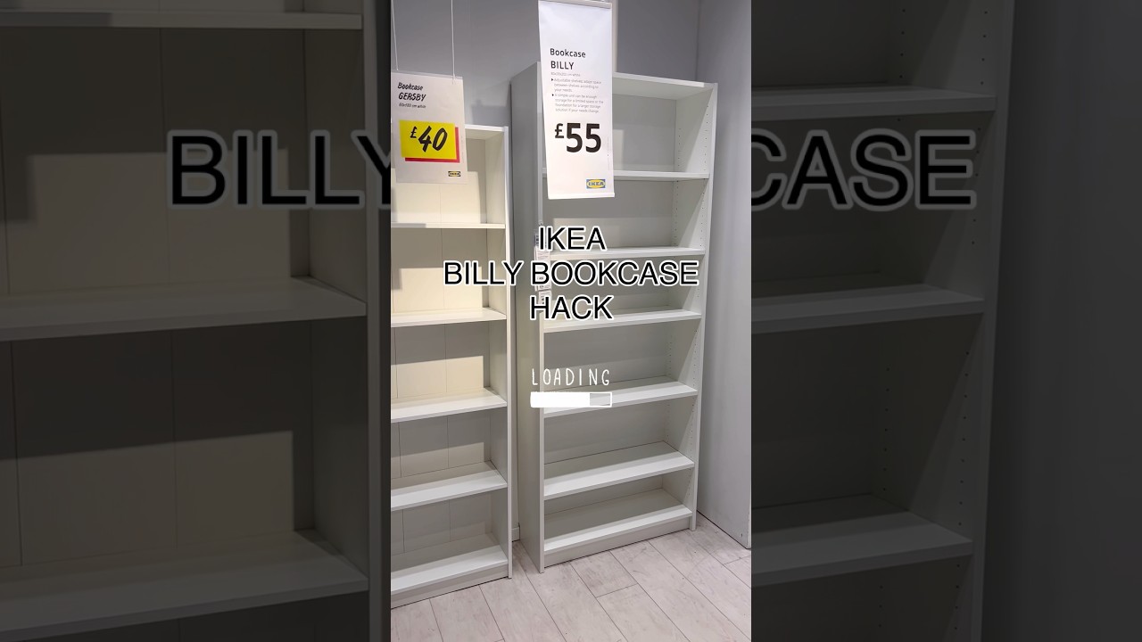 £197 IKEA Billy Bookcase Hack - FREE guide 🇬🇧 