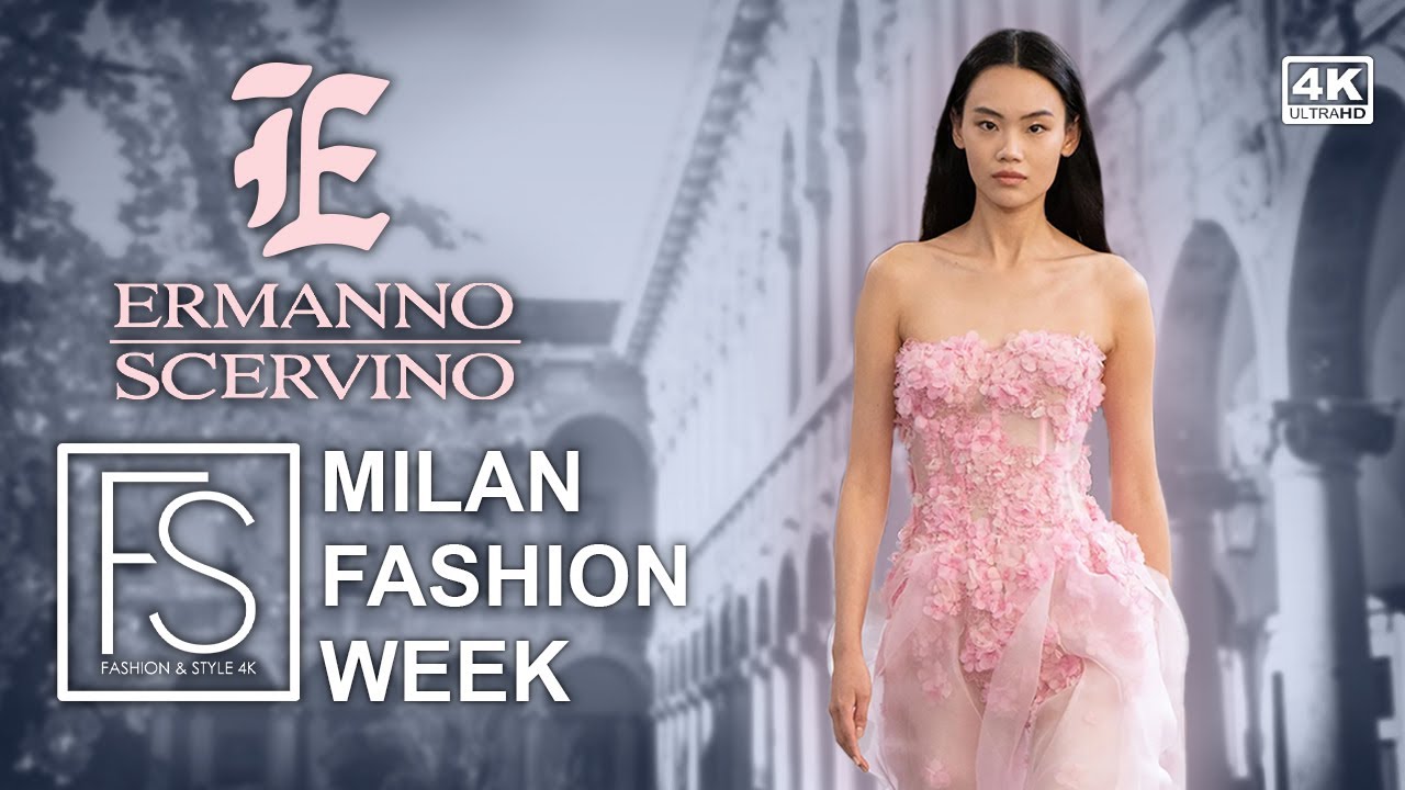 ERMANNO SCERVINO SS 24 | MILAN FASHION WEEK | 4K UHD | One of a kind | feat. Sara Grace Wallerstedt
