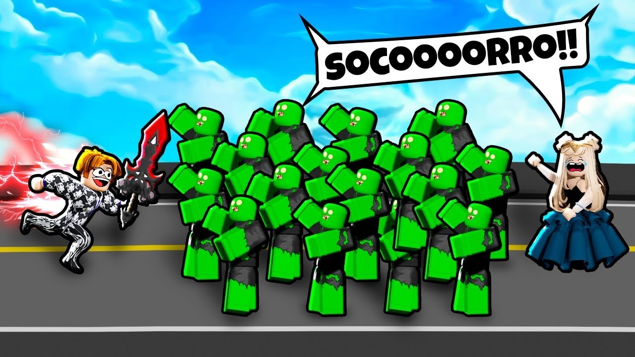 QUANTOS MONSTROS VOCÊ CONSEGUE DERROTAR E SALVAR A PRINCESA? (Roblox Kill Monsters to Save Princess)