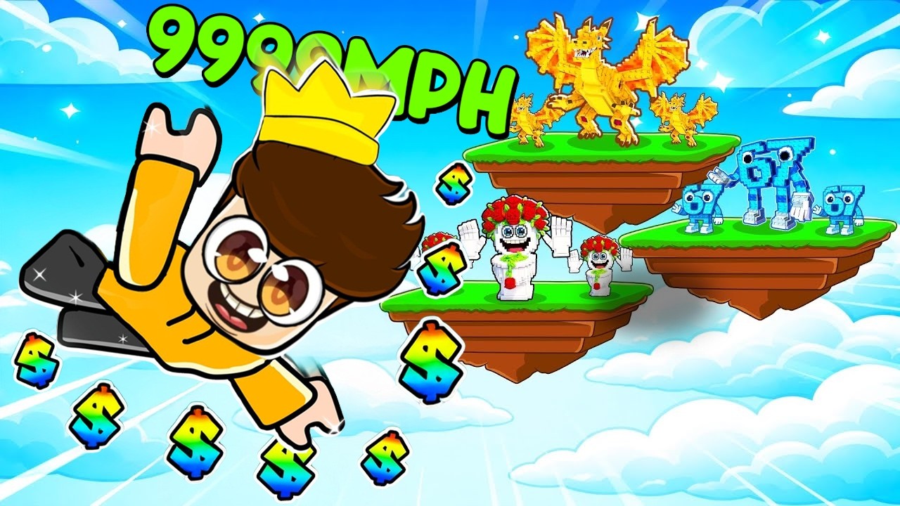 NOOB TO PRO IN ROBLOX FLY FOR BRAINROTS!