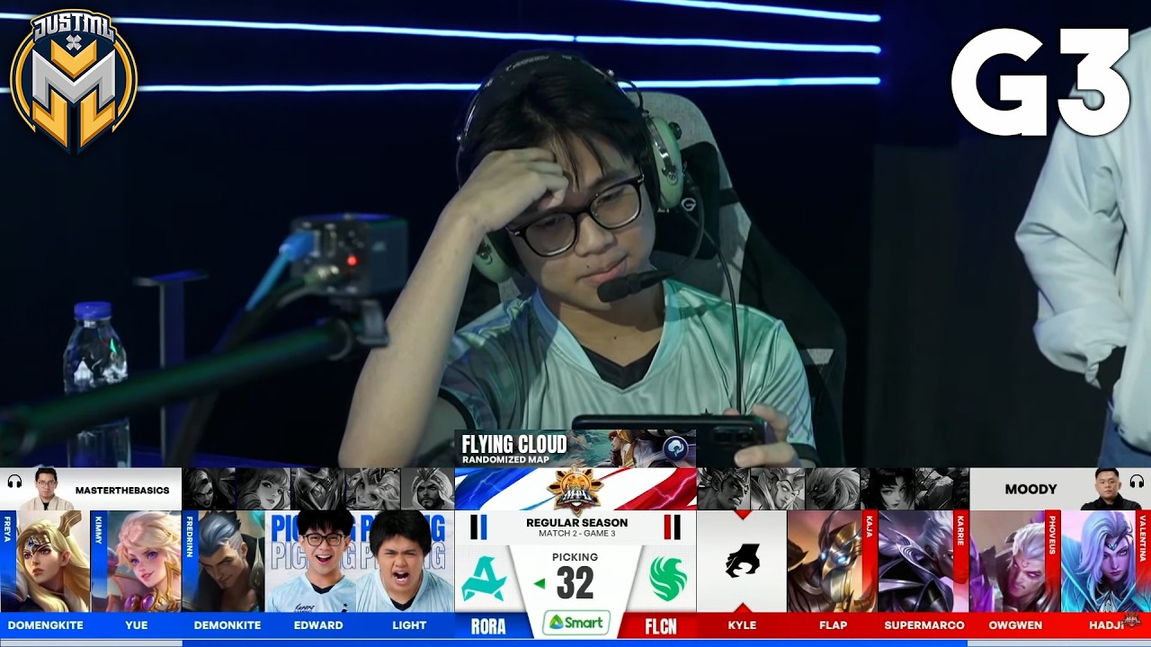 RORA vs FALCONS - GAME 3 | Week 2 Day 3 | MPL Philippines Season 17