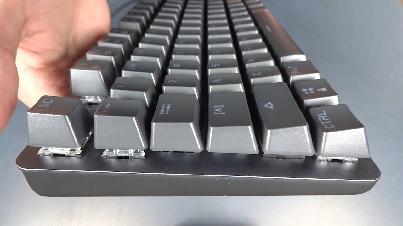 Logitech K845 USB Mechanical Illuminated Keyboard Unboxing (ASMR)