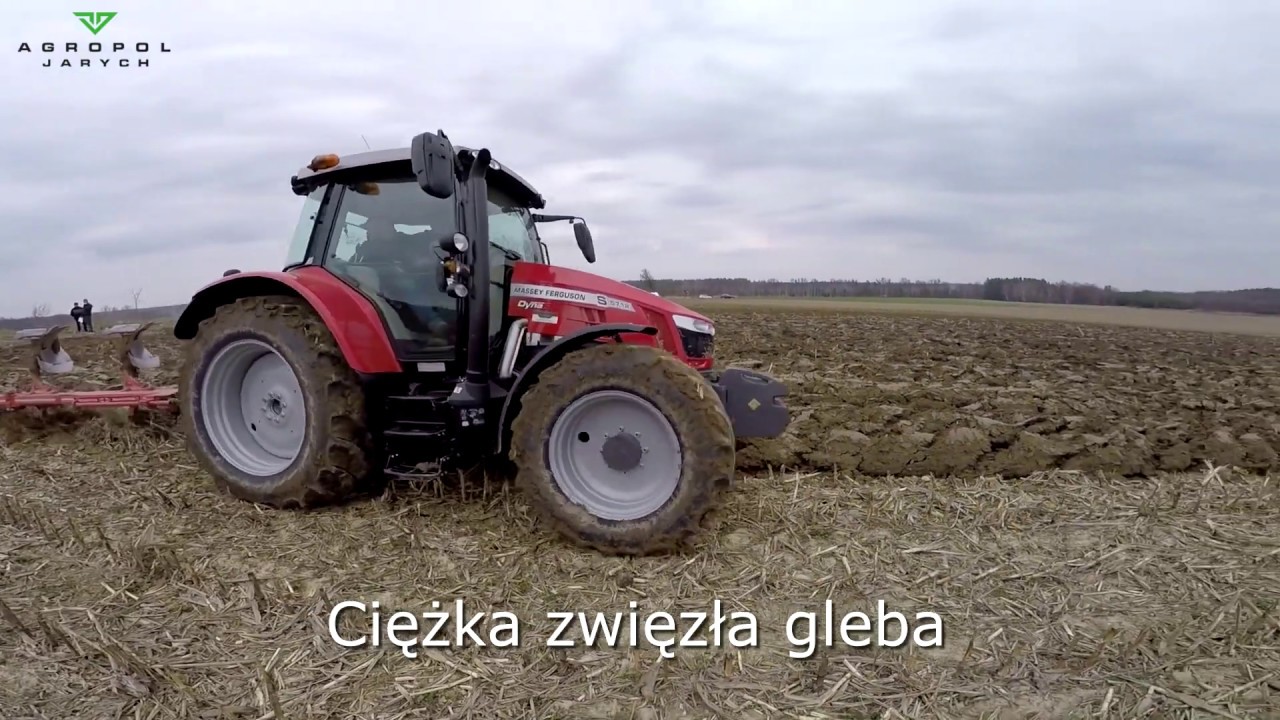 Test Ciągnika Massey Ferguson 5712 S Dyna-6 💪👉 Ciężka Orka ‼️