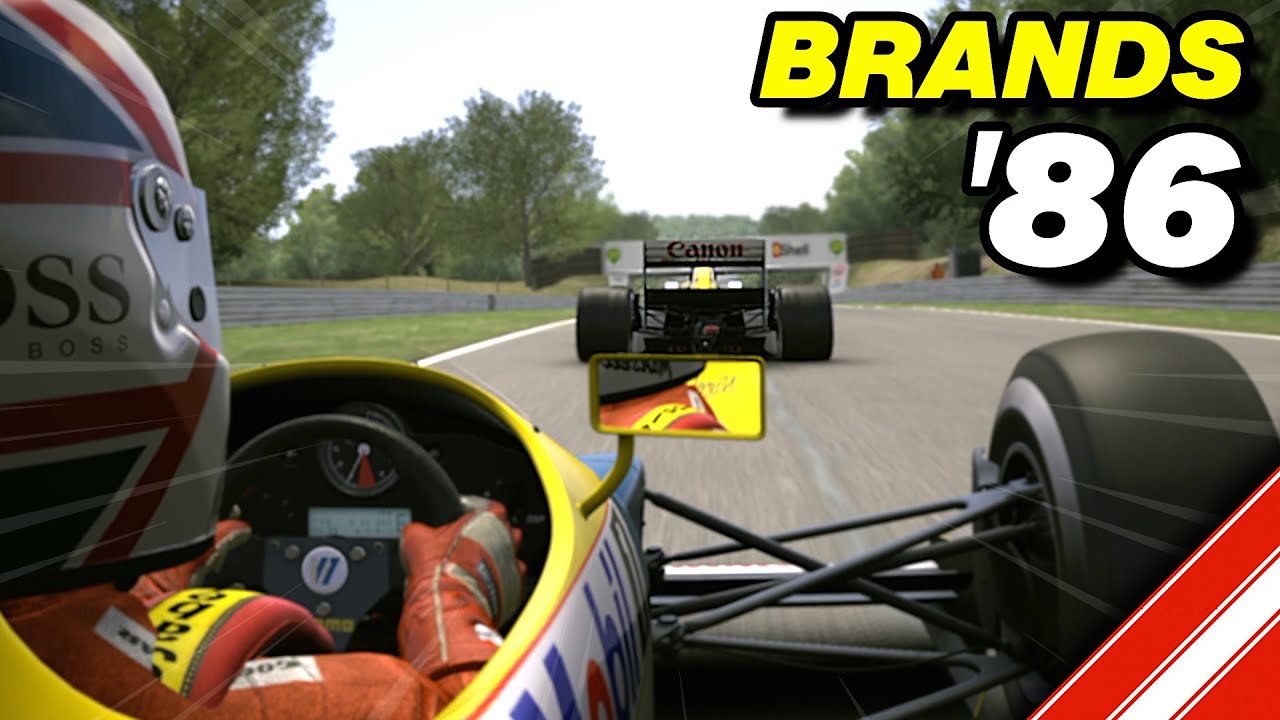 Mansell & Piquet Brawl at Brands Hatch 🇬🇧 Assetto Corsa VR gameplay