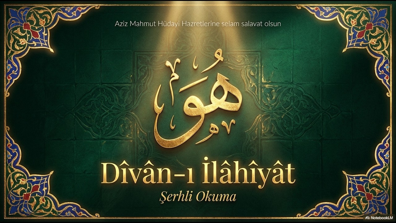 Aziz Mahmud Hüdayi: Dîvân-ı İlâhîyât-002: La İlahe İllallah