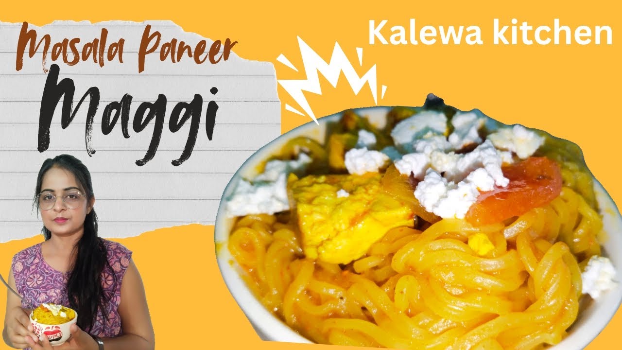 Street Style masala Paneer Maggi.#viralmsalapaneermaggi#yummy#delicious#@kalewakitchen.