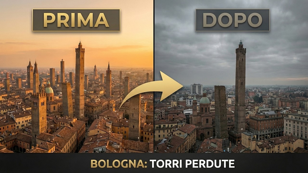 Bologna 1700 vs Oggi | La Manhattan del Medioevo