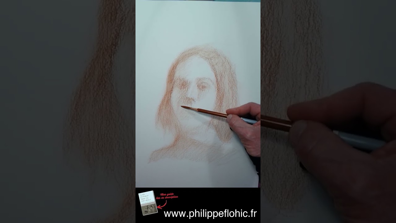 Vidéo23 - Etude3 (Dessine facilement des portraits au clair-obscur avec Philippe Flohic)